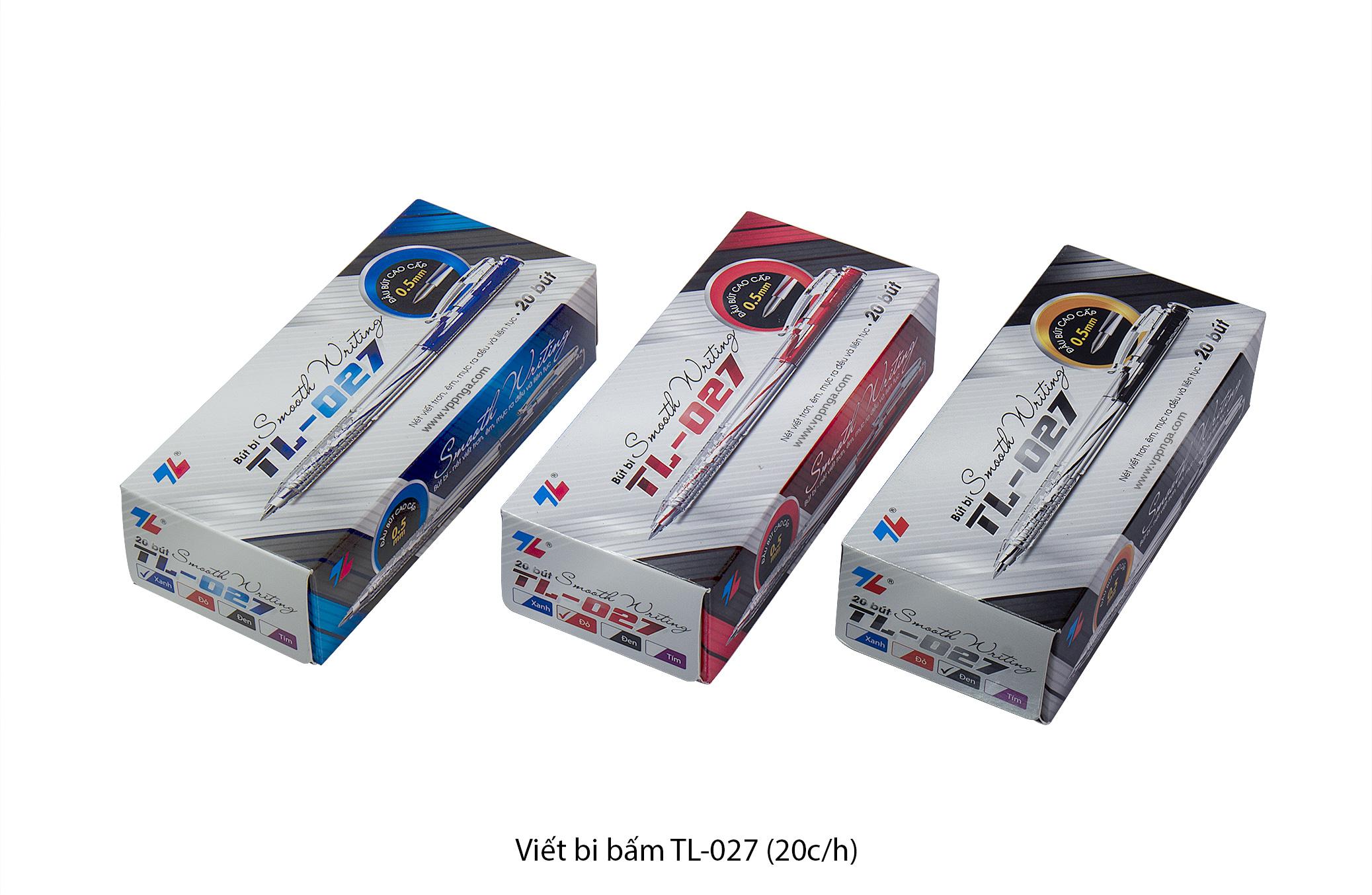 Bút Bi Thiên Long TL027 (Hộp 20 chiếc)