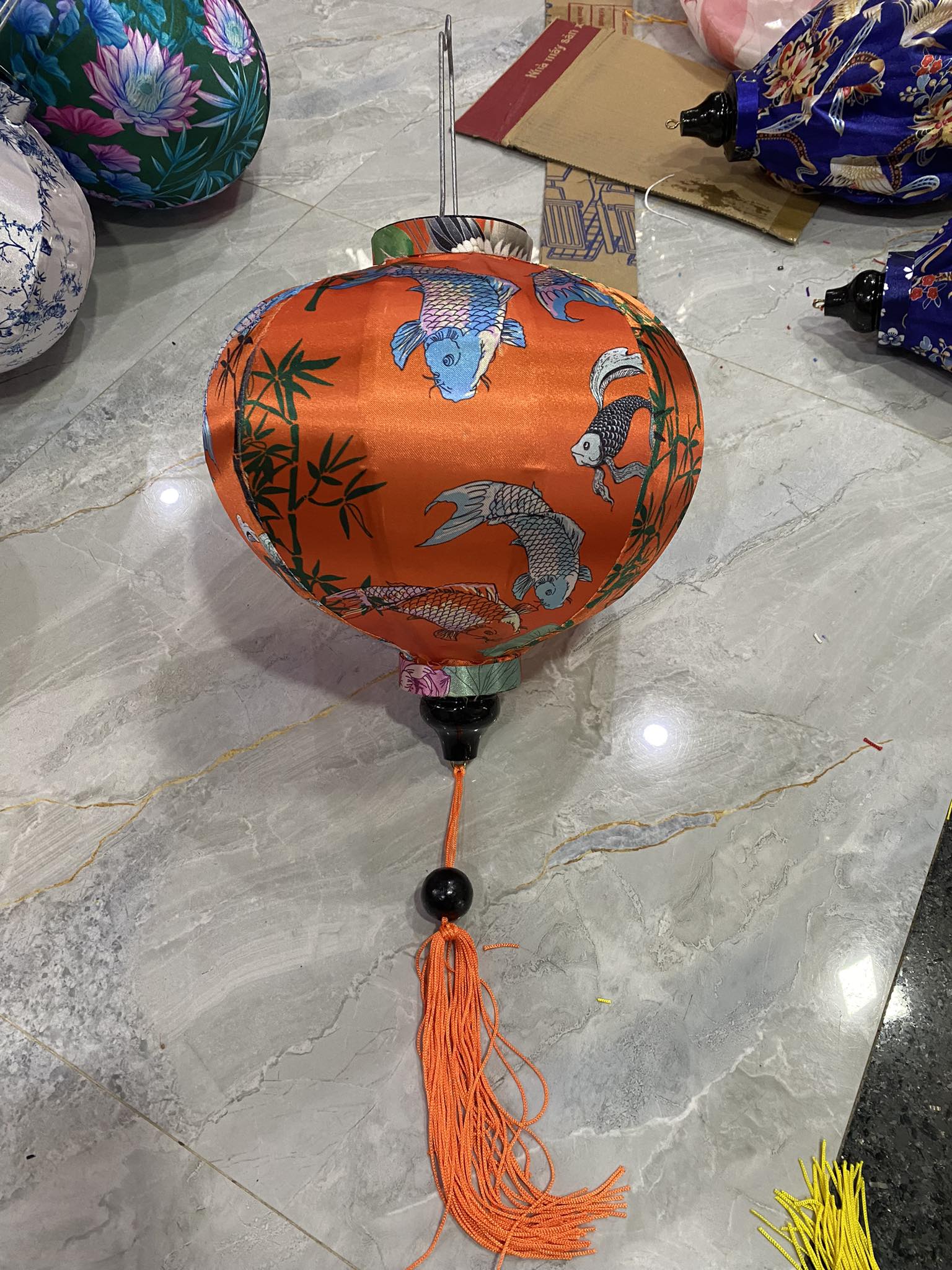Combo 20 đèn lồng tròn hoa văn 30cm