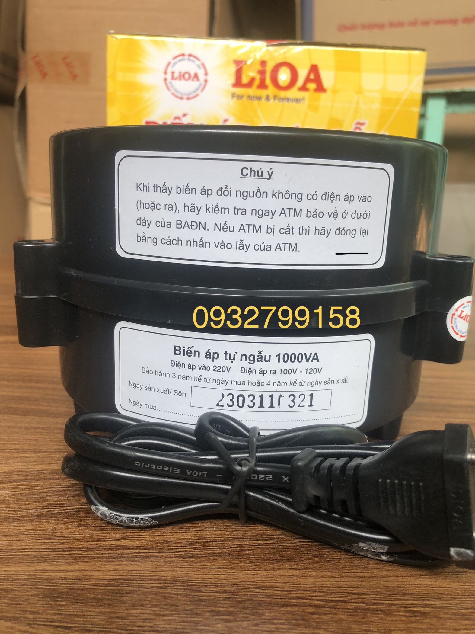 Biến ÁP LIOA 100V-120V