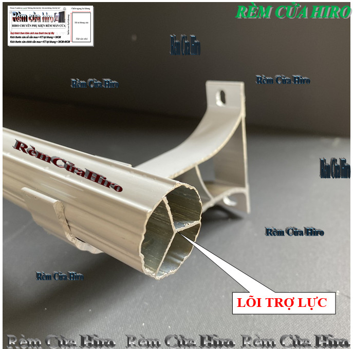 Đầu chụp thanh treo rèm màn cửa