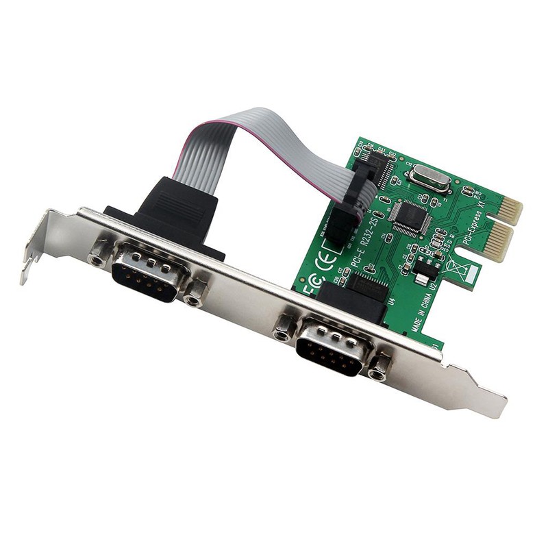 Card pci ex to com 2 cổng