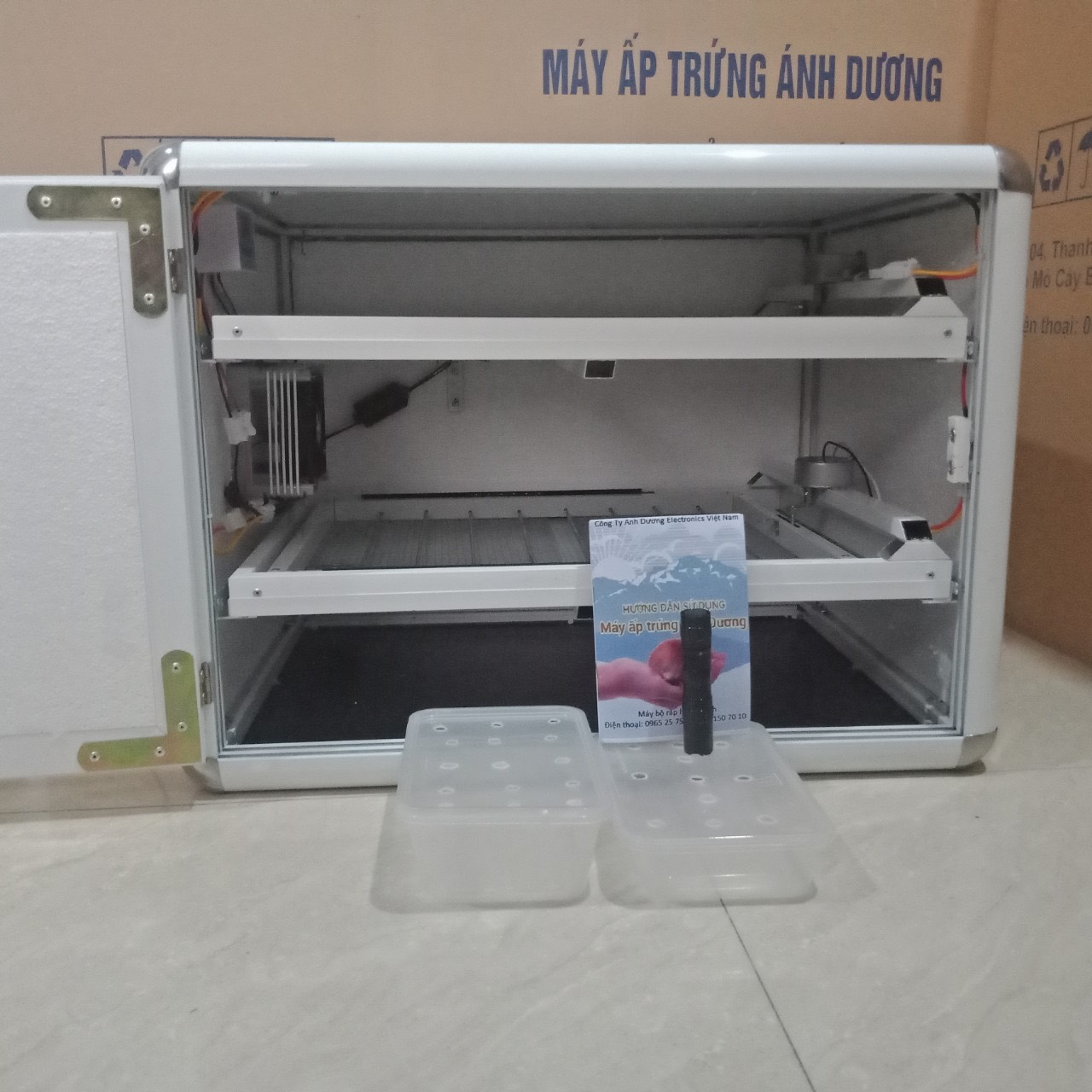 Máy Ấp Trứng Ánh Dương P108- Thùng máy 108 quả