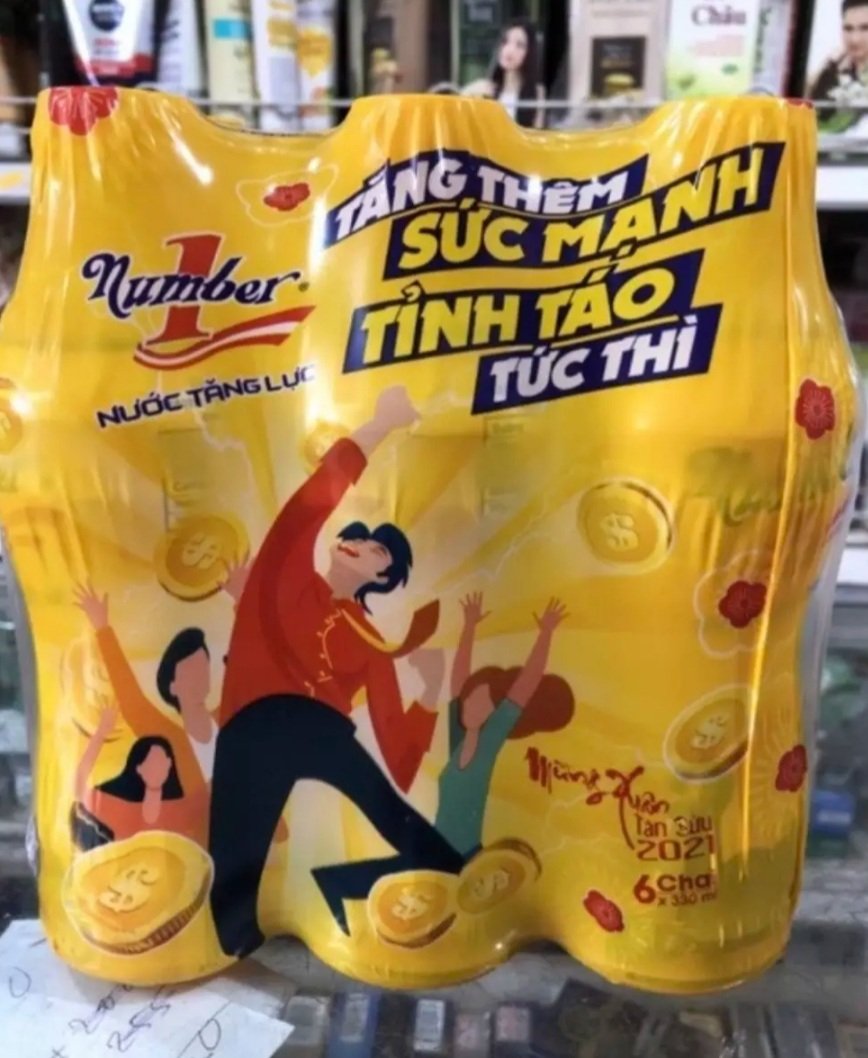 3 CHAI Nước Tăng Lực Number One 330ml