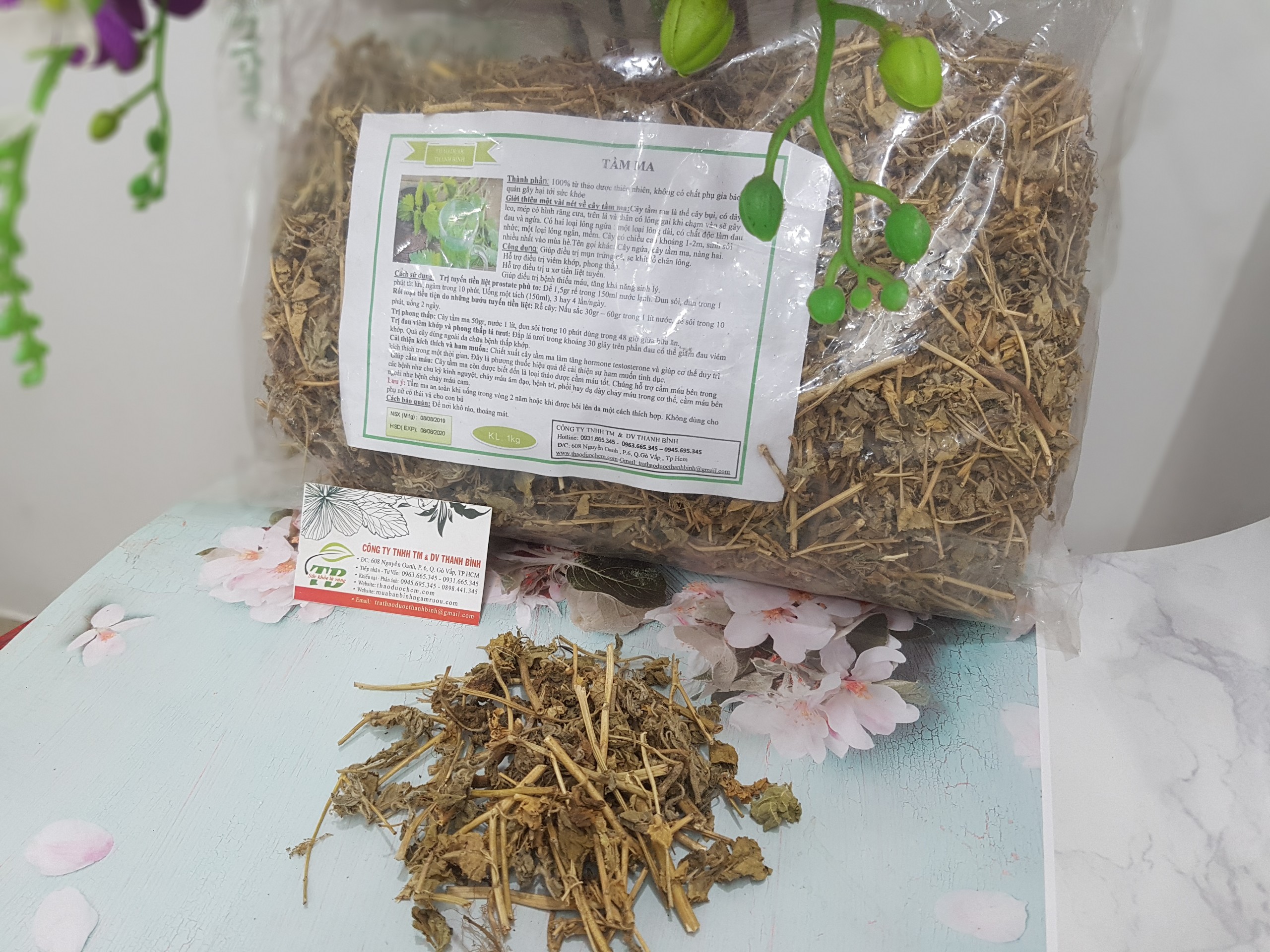 Cây Tầm Ma 1KG Khô - Thảo Dược Thanh Bình