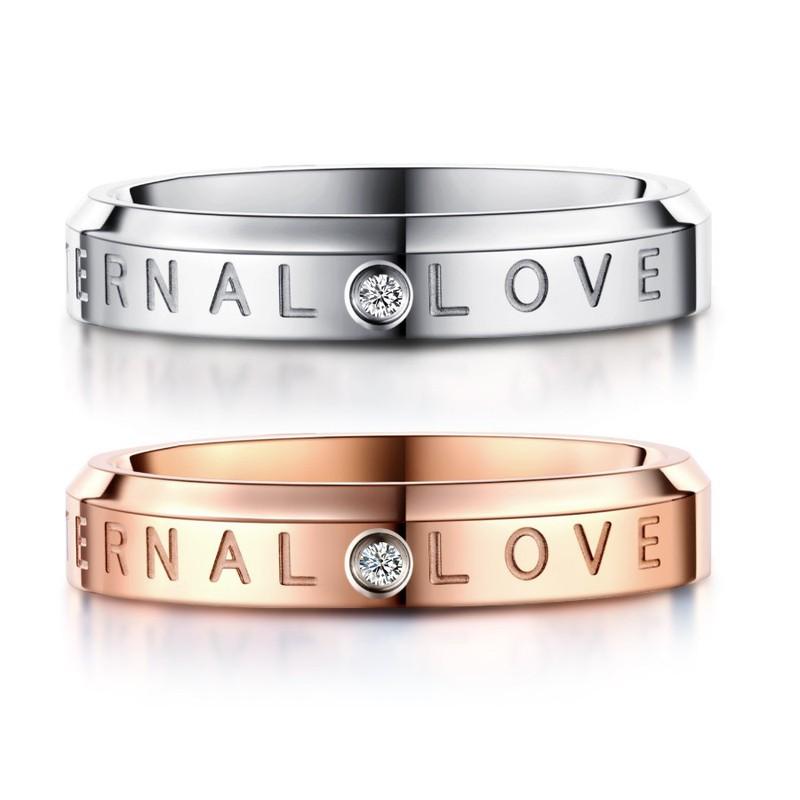 Nhẫn Nữ Eternal Love Titan Ko Đen TT 2223