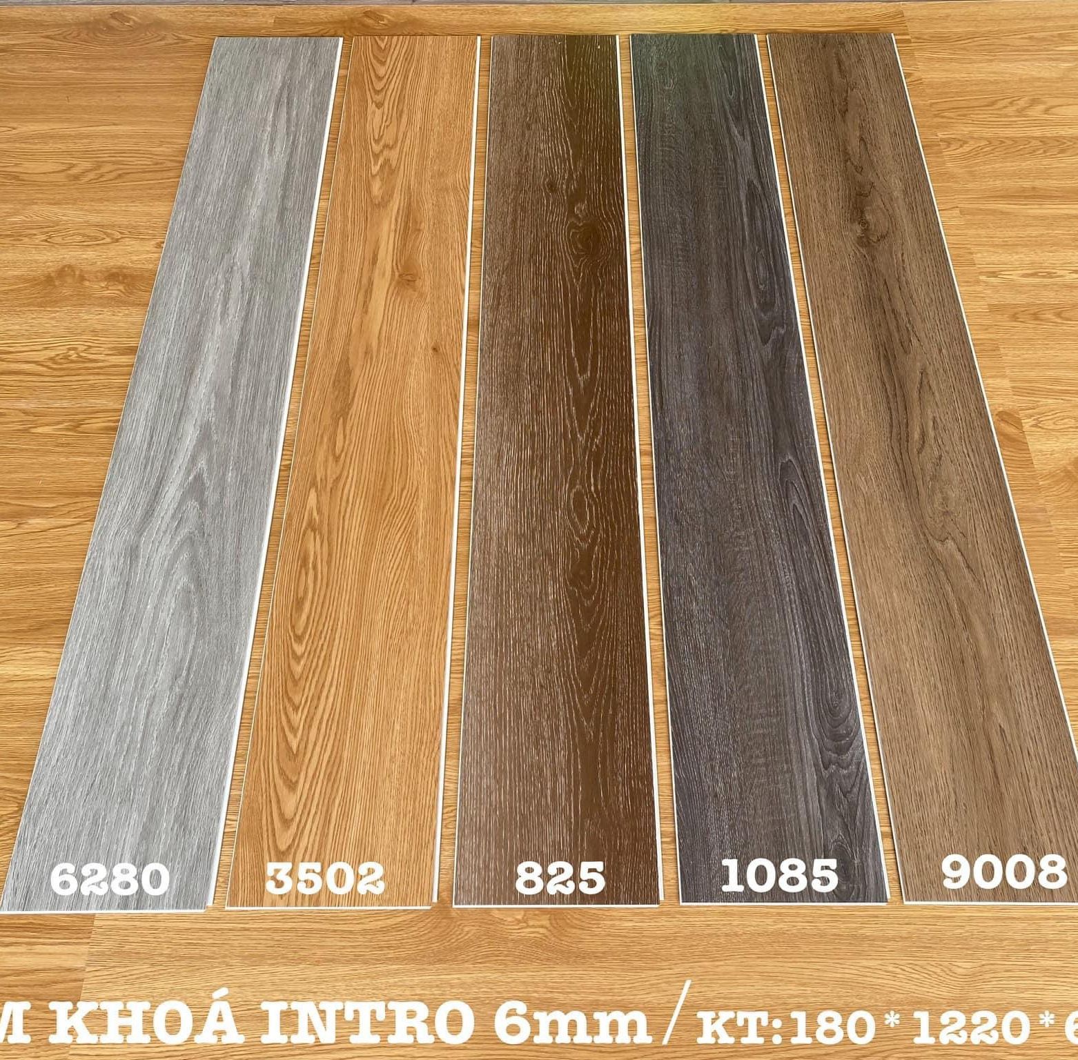 Sàn nhựa hèm khóa cao cấp dày 6mm