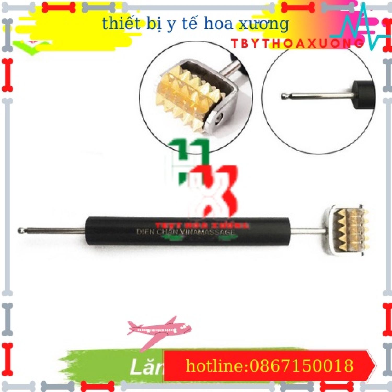Cây lăn dò đồng - dụng cụ diện chẩn