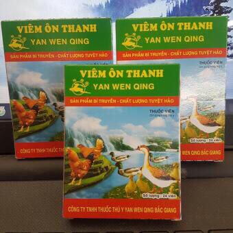 Vỉ viêm ôn thanh (24 viên)