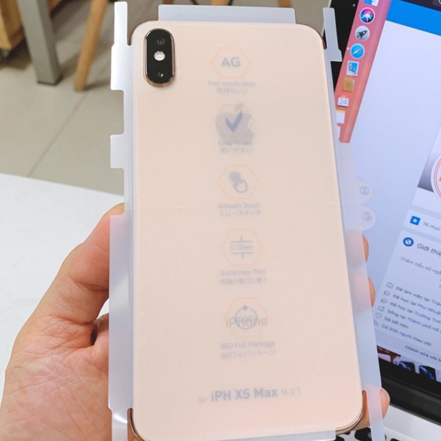 [HCM]Combo 2 Miếng dán Nano PPF Full (1 Mặt Trước+1 Mặt Sau) Nhám Iphone 6-6s-6 Plus-6sPlus-7-8-7 Plus-8 Plus-Se.