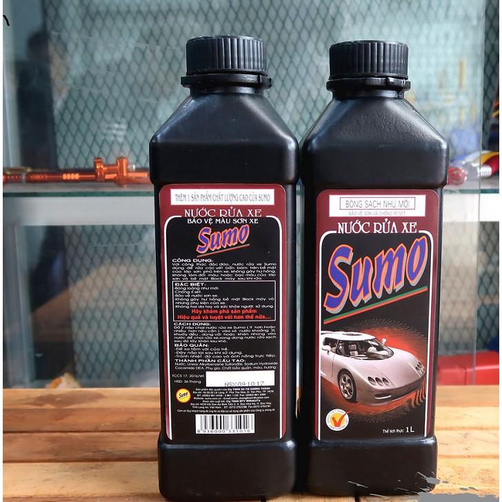 [HCM]Nước rửa xe đen đa năng SUMO 1L