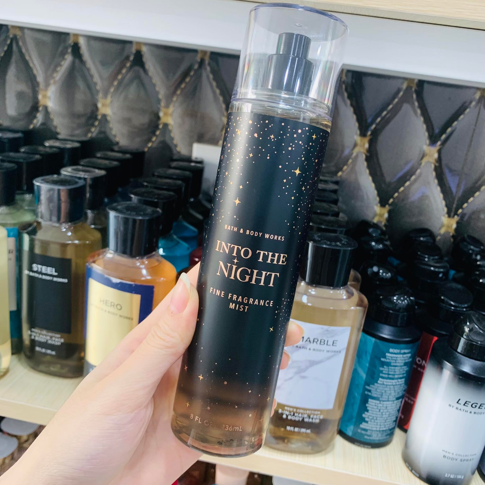 [SaigonScent] Xịt Thơm Toàn Thân Bath & Body Works Body Mist - Into The Night ( 236mL )
