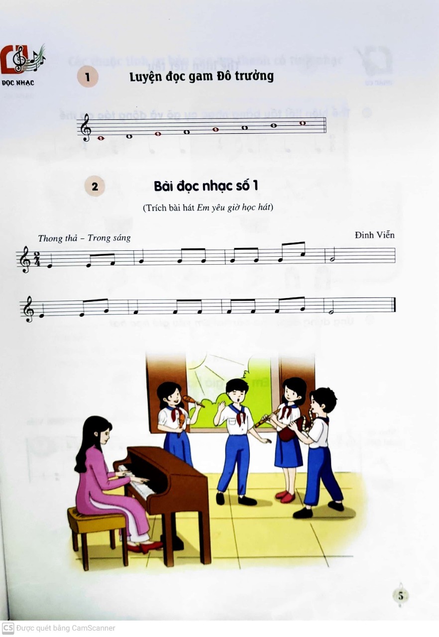 Sách - Âm nhạc 6 - Cánh diều (bán kèm 1 tẩy)