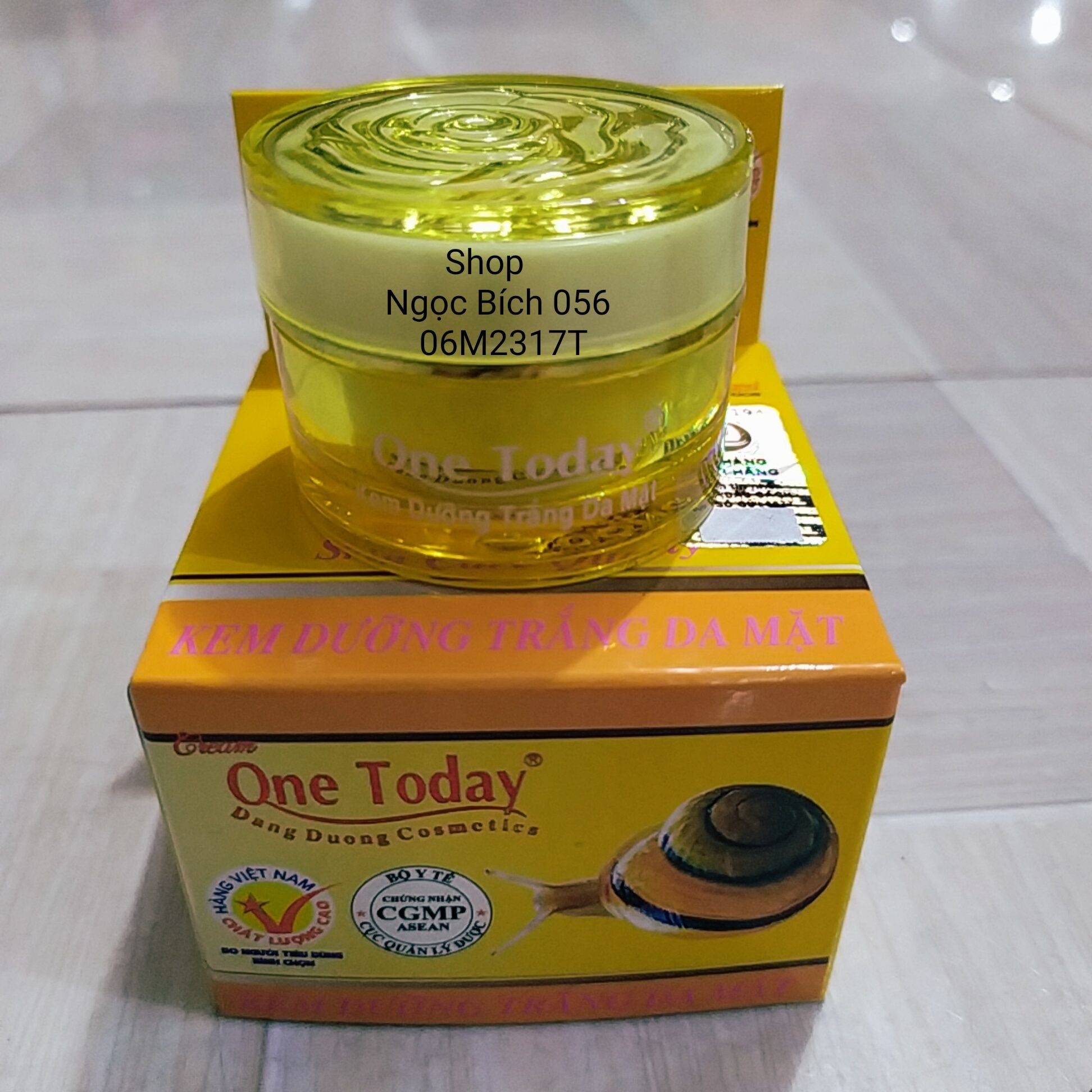 ONETODAY - KEM ỐC SÊN DƯỠNG TRẮNG DA MẶT ONE TODAY (9 gam)