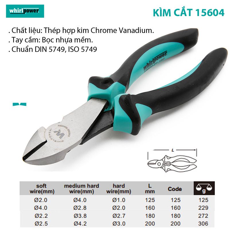 Kìm cắt cơ khí Whirlpower