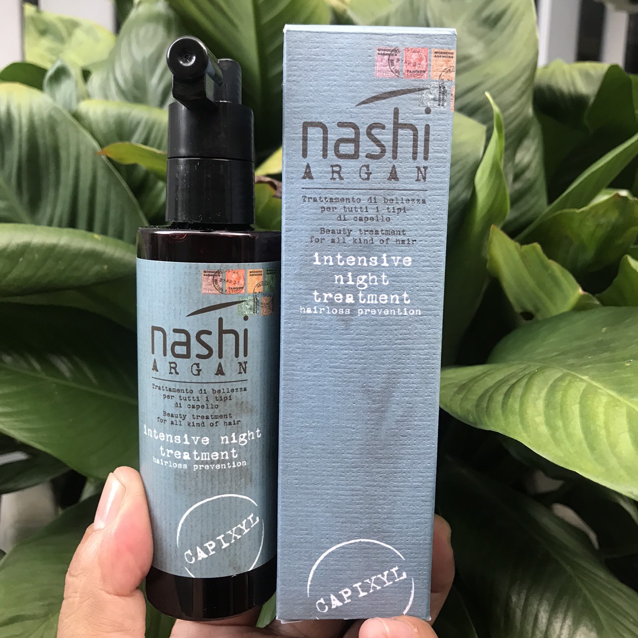Xịt Dưỡng Chống Rụng Tóc Nashi Argan Intensive Night Treatment Hairloss Prevention 100ml