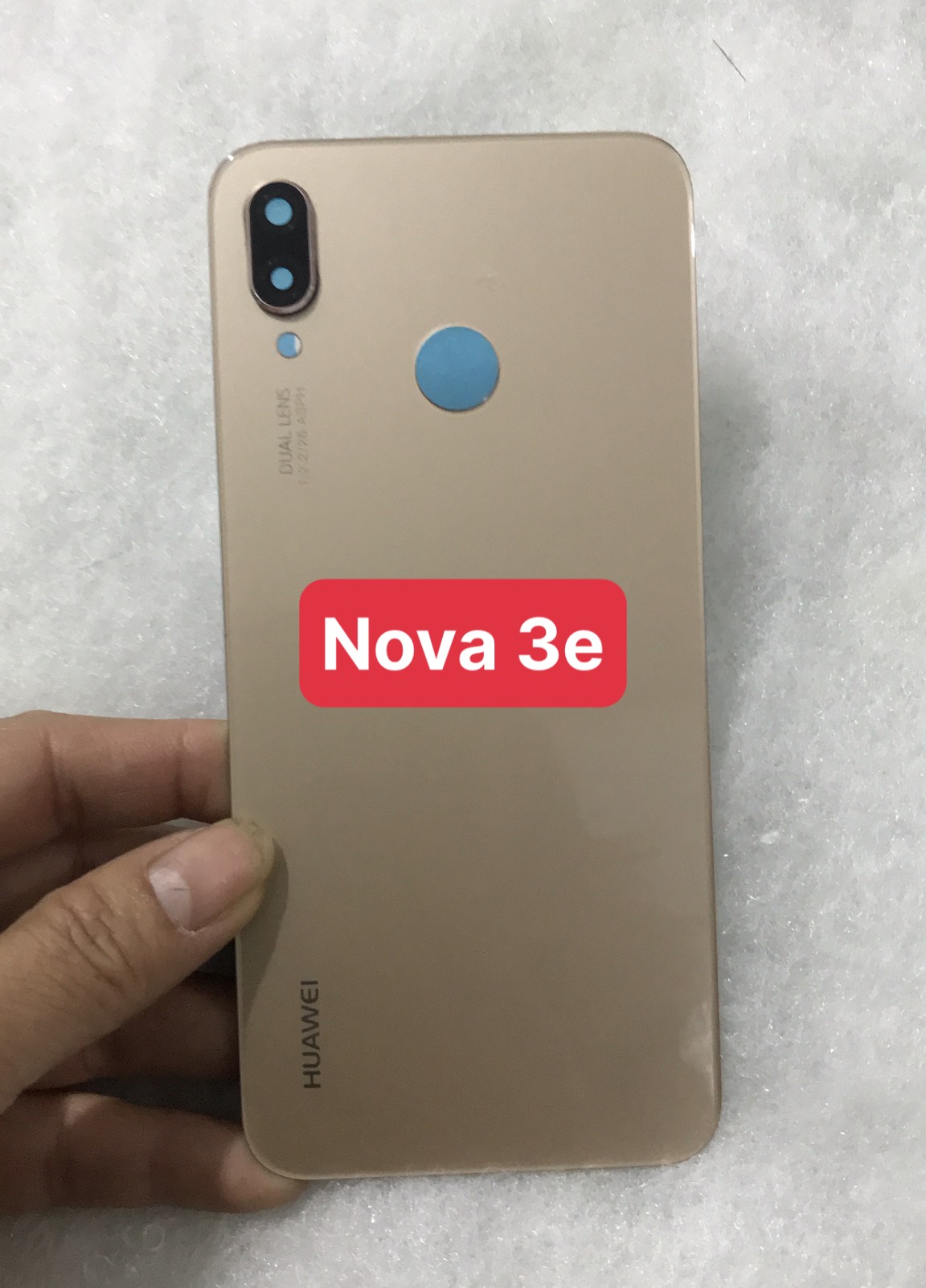 Kính Lưng Vỏ Huawei Nova 3e ( có kính camera)