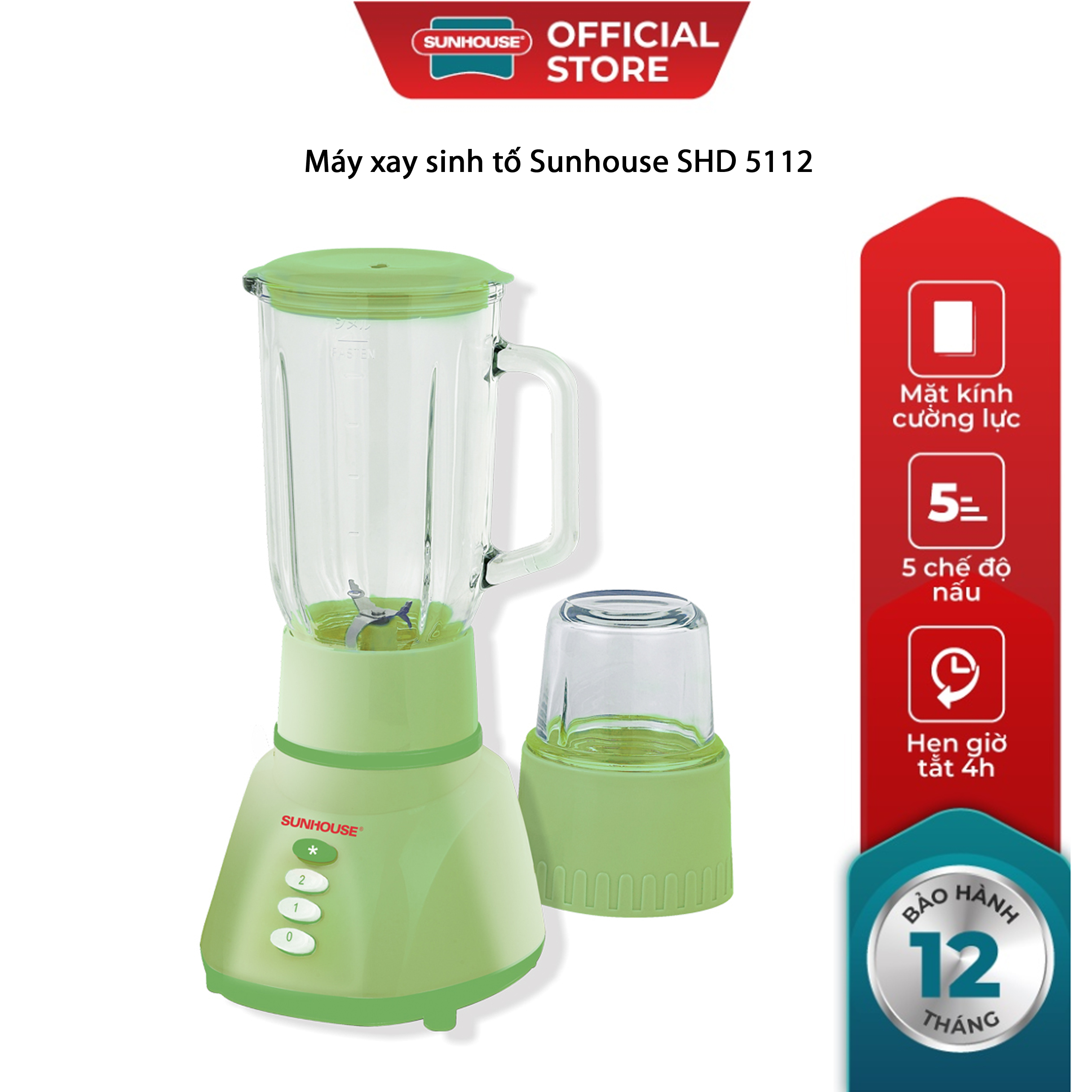 Máy xay sinh tố SUNHOUSE SHD5112