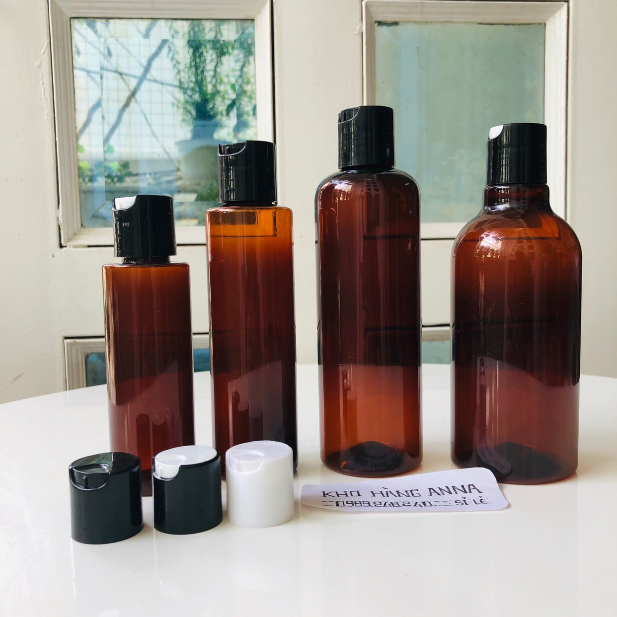 [ Chai lọ nắp nhấn bật ]  5 chai pet nhựa nắp nhấn - combo 5 chai nhựa 120ml/150ml/200ml/250ml/300ml  - Chai nhựa chiết mỹ phẩm màu nâu / màu xanh lá / trong suốt / trắng sữa