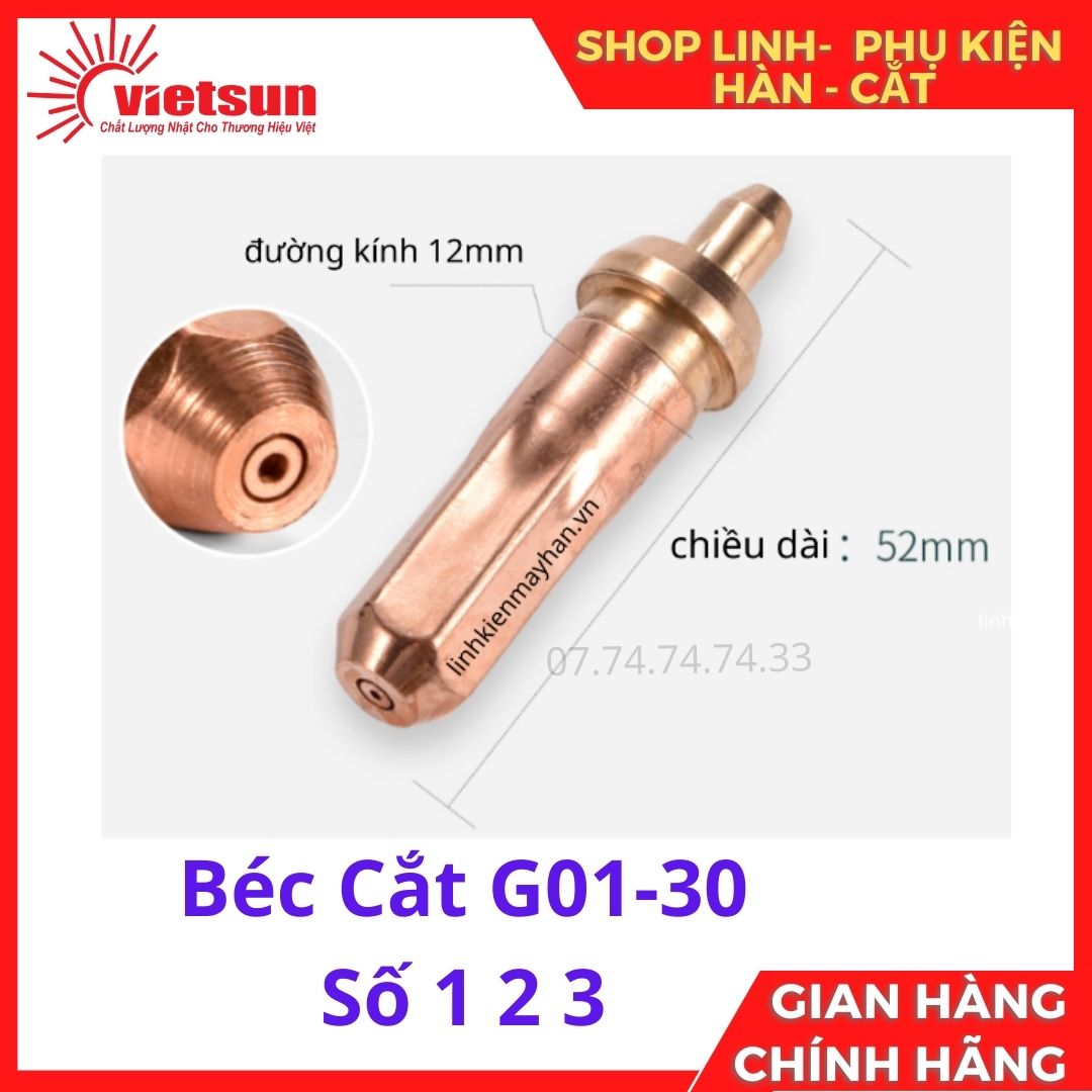 Béc Cắt Oxy Gas Đèn Cắt Gió Đá G01-30, G01-100