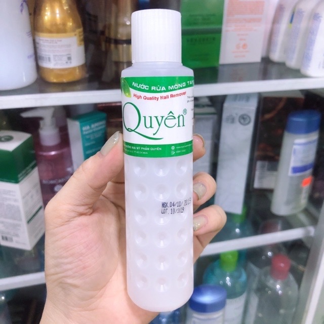 Nước rửa móng tay Quyên 125ml hàng loại 1, tẩy sơn móng tay, tẩy sơn móng chân