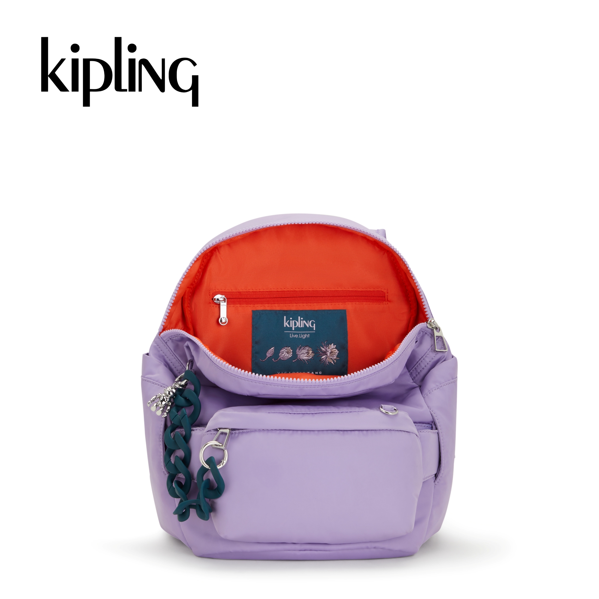 [Online Exclusive] Kipling Balo City Pack S - VT Ice lavender - HUKI7460