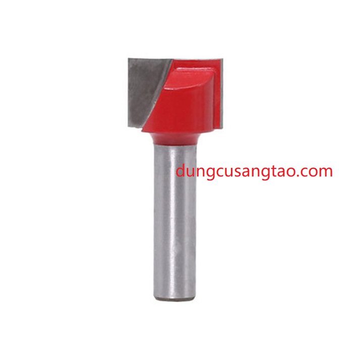 Mũi router phay đáy thẳng / mũi phá mặt phẳng cốt trục 6mm