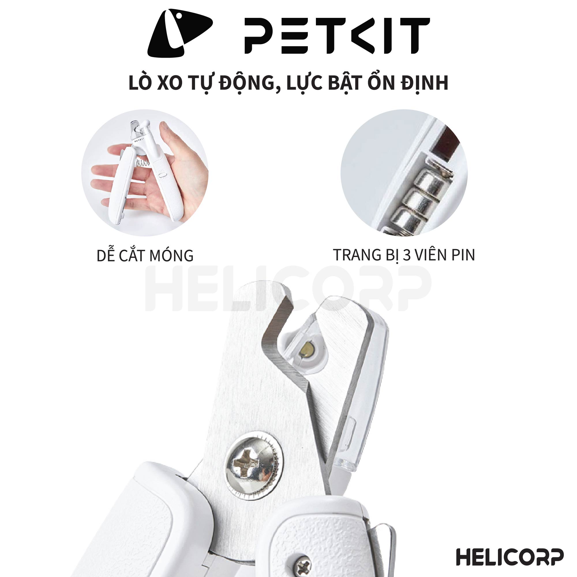 Kìm Bấm Cắt Móng Cho Chó Mèo Petkit