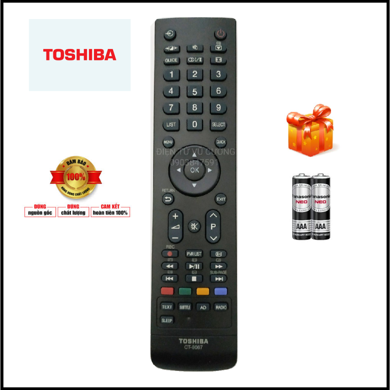 Bảng giá Điều Khiển InternetTV TOSHIBA