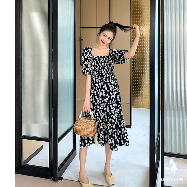 Váy Lanh Mặc Nhà Siêu Mát VN75