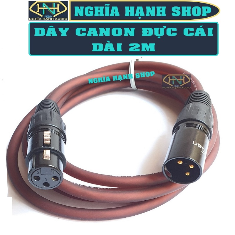 Dây Canon Đực Cái Dài 1M 2M 3M 5M 10M (Dây Canon 2 đầu, Cáp âm thanh Canon, Dây Canon loại tốt)