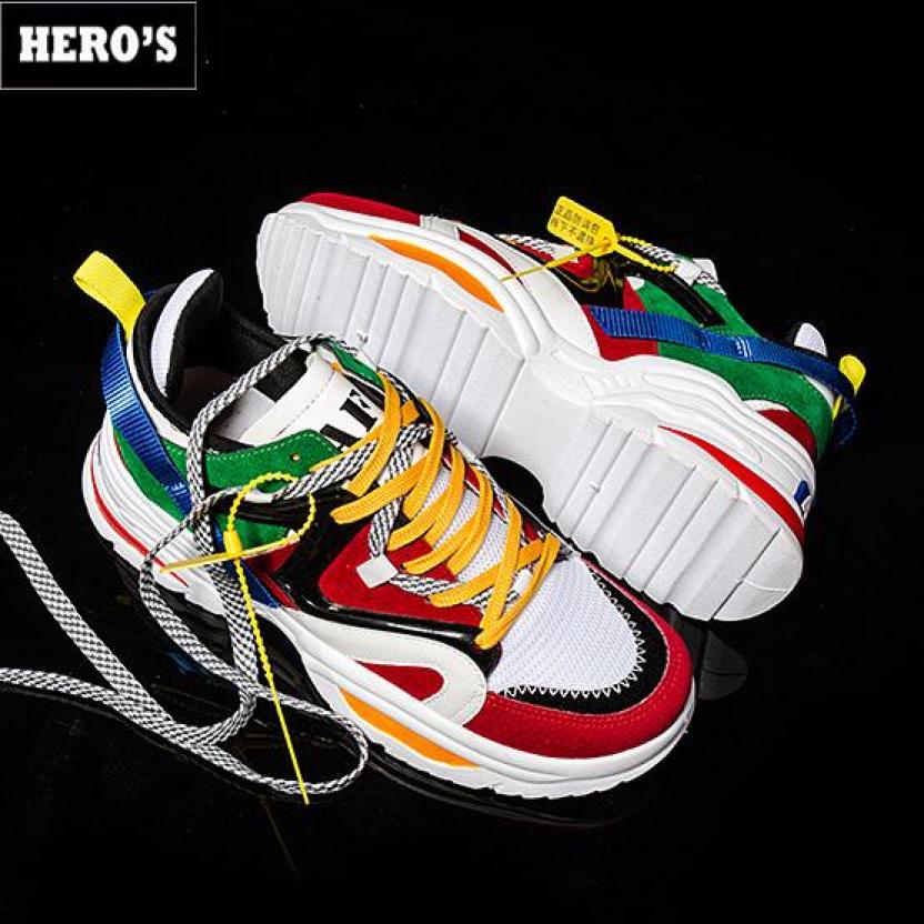 Giày sneaker nam cá tính, phong cách Hàn Quốc siêu hot CLR (GIÁ CỰC SỐC) (Nhiều màu) (Có video) giá rẻ