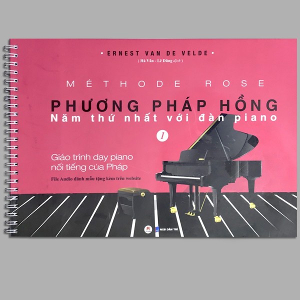 Sách - Phương Pháp Hồng - Năm Thứ Nhất Với Đàn Piano Phần 1 (Tái Bản) - Méthode Rose - giáo trình dạy học đàn Piano nổi tiếng của Pháp