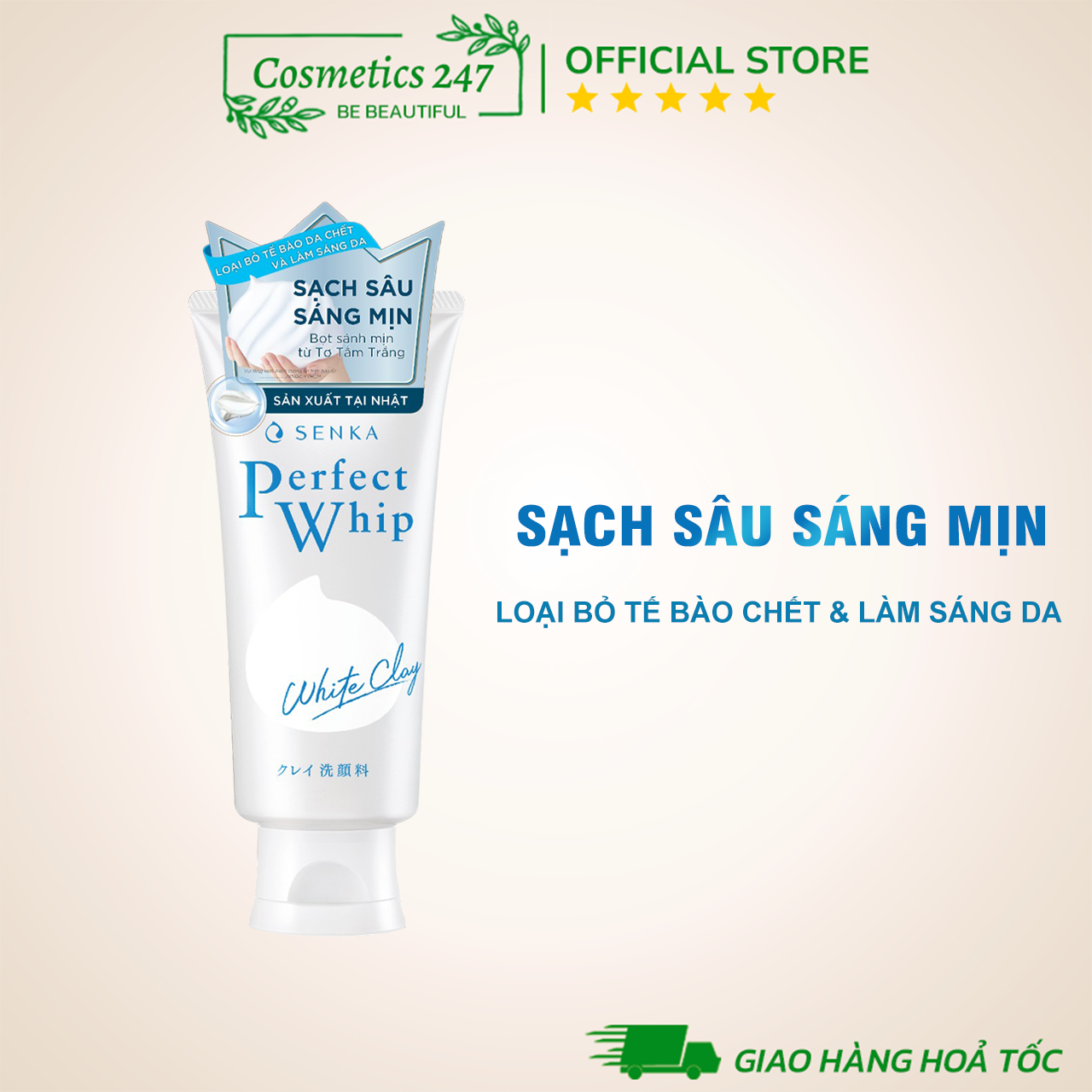 Sữa Rửa Mặt Senka Perfect Whip 100G & 120G