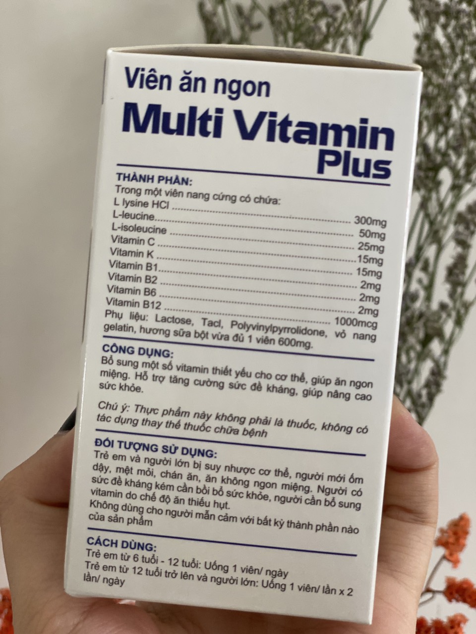 Viên uống hỗ trợ tăng cân Multi Vitamin Plus