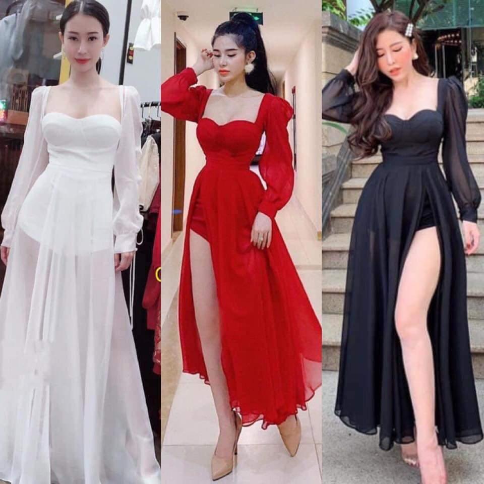 [HCM]Jum Short Maxi Phối Voan Y Hình