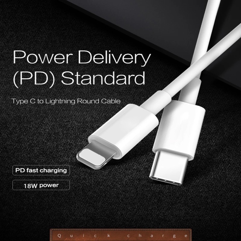 Sạc Nhanh PD 18W Type C To Lightning Dành Cho  iPhone - iPad - Dài 1M
