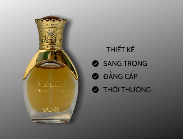 [HCM]TINH DẦU NƯỚC HOA DUBAI MUSHREQAH 15ML