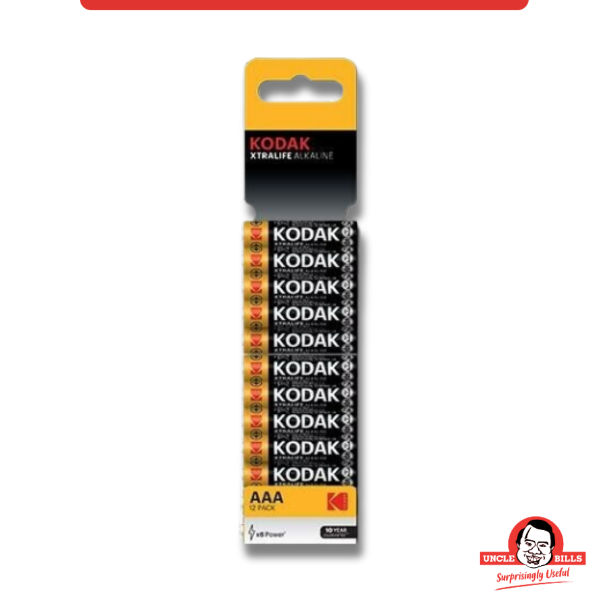 Bộ 12 Pin KODAK Alkaline AAA Uncle Bills IB0221