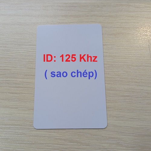 Thẻ rfid 125khz t5577 loại sao chép được, 13.56mhz ic sao chép được chép được.