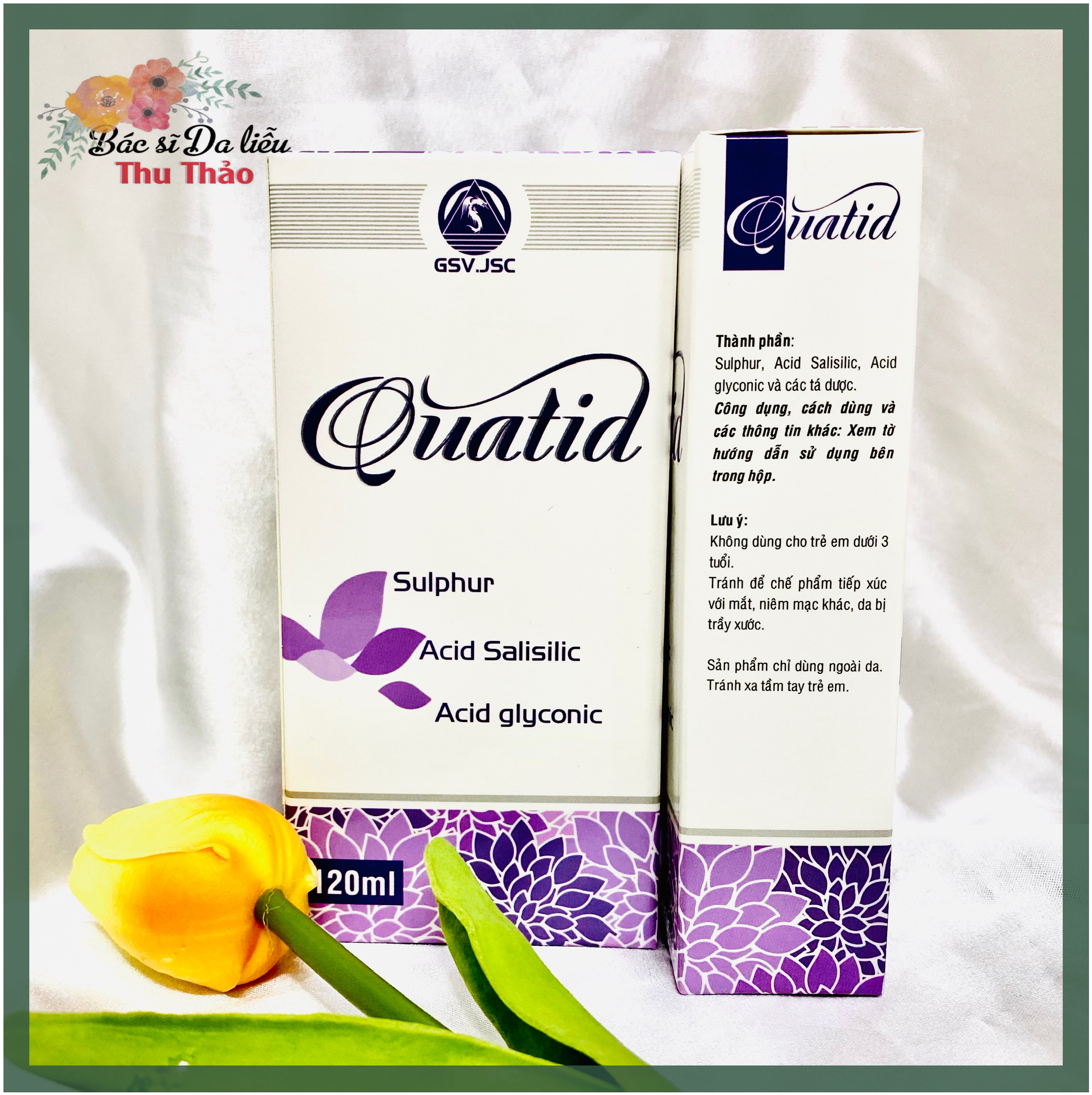 [HCM][120mL] Sữa rửa mặt QUATID dành cho da dầu mụn
