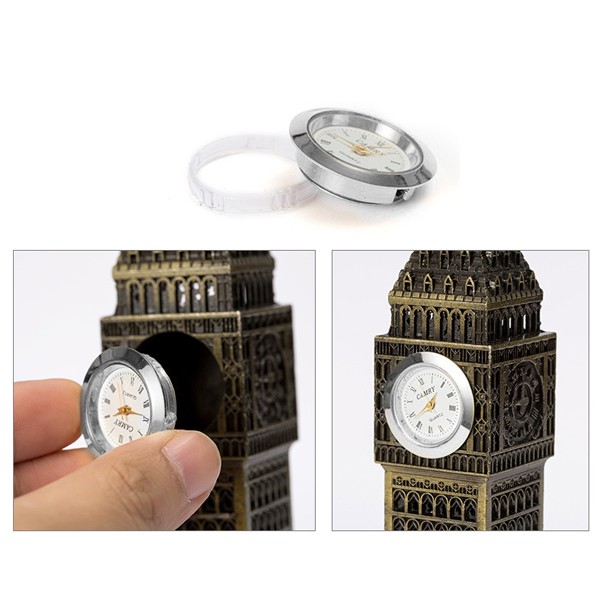 Mô hình trang trí tháp đồng hồ Big Ben London nước Anh bằng kim loại mạ màu