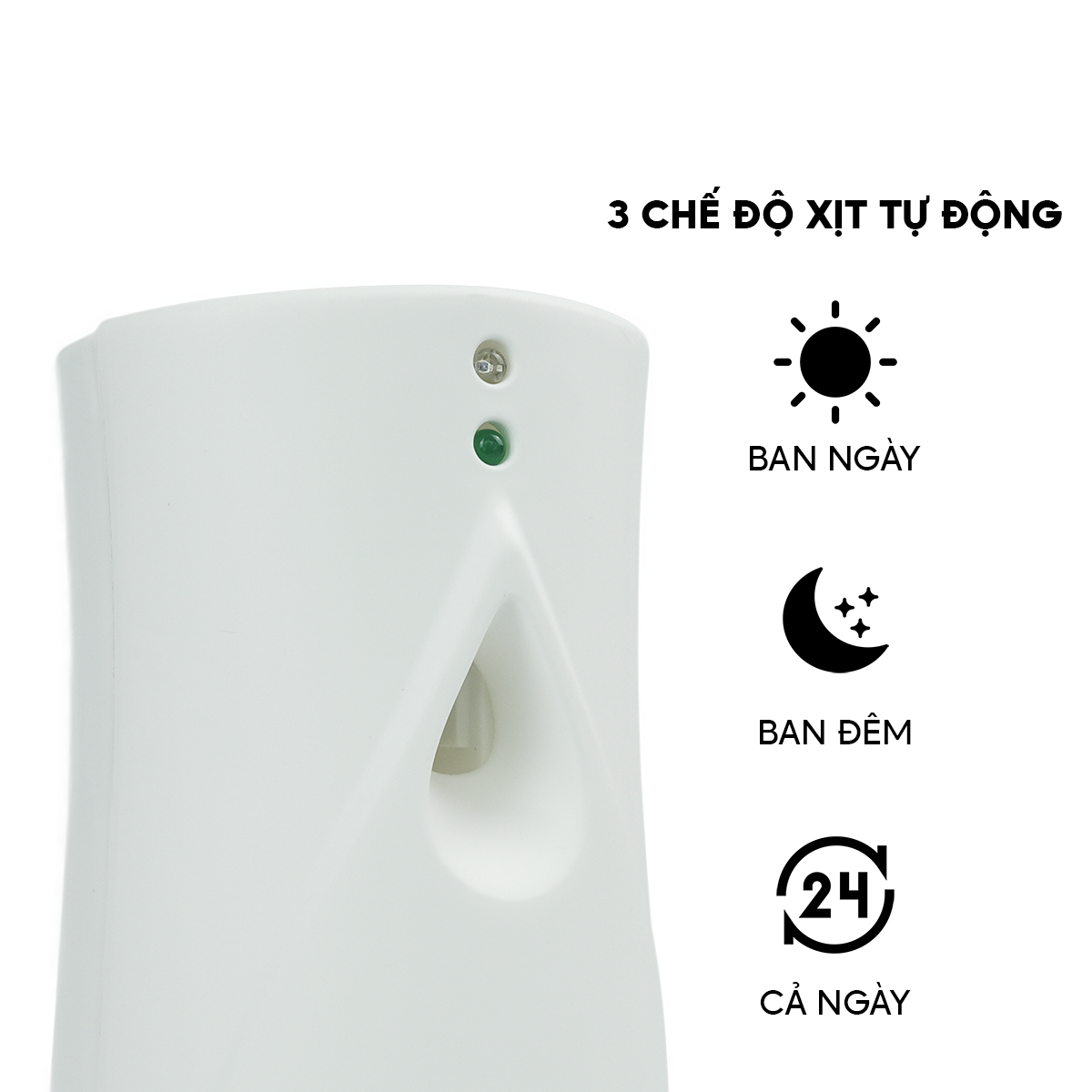 [COMBO] Máy Xịt Phòng Tự Động Hommax DXY3V-N và Nước Hoa Aroma - 2 Chế Độ Hẹn Giờ | Cảm Biến Ánh Sáng | 3 Chế Độ Xịt | Hàng Chính Hãng