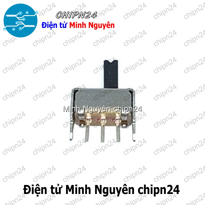 [5 cái] (K86) Công Tắc Gạt 2mm SS12D07 VG5 Thẳng (3 chân 2 vị trí) - HH005725
