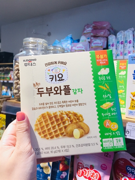 Bánh quế - Waffles Đậu hũ non Ildong