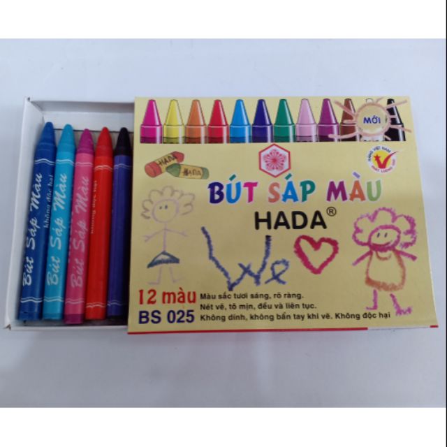 [HCM]Bút sáp thơm tô màu - 12 màu cho bé