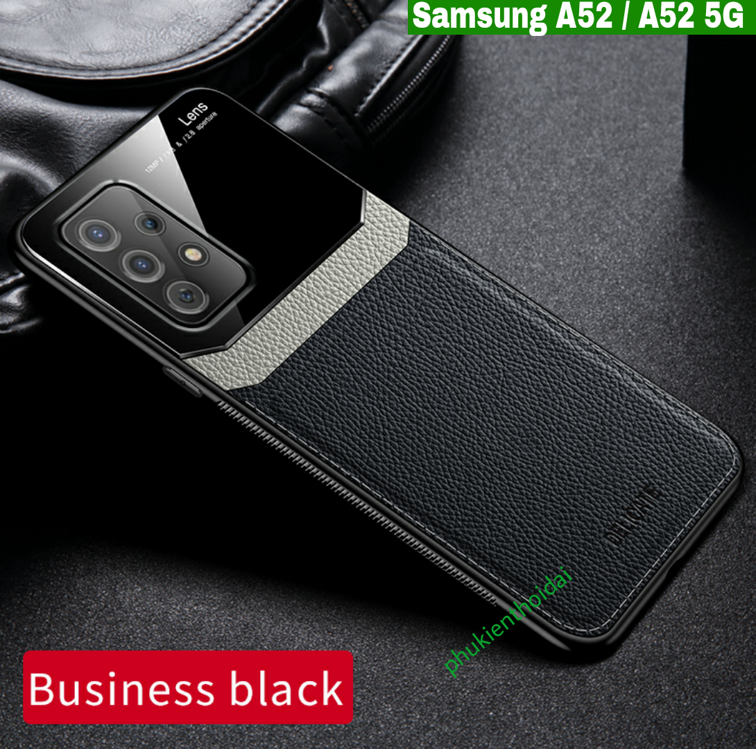 Ốp lưng Samsung A52 / A52 5G vân da kính thời trang cao cấp
