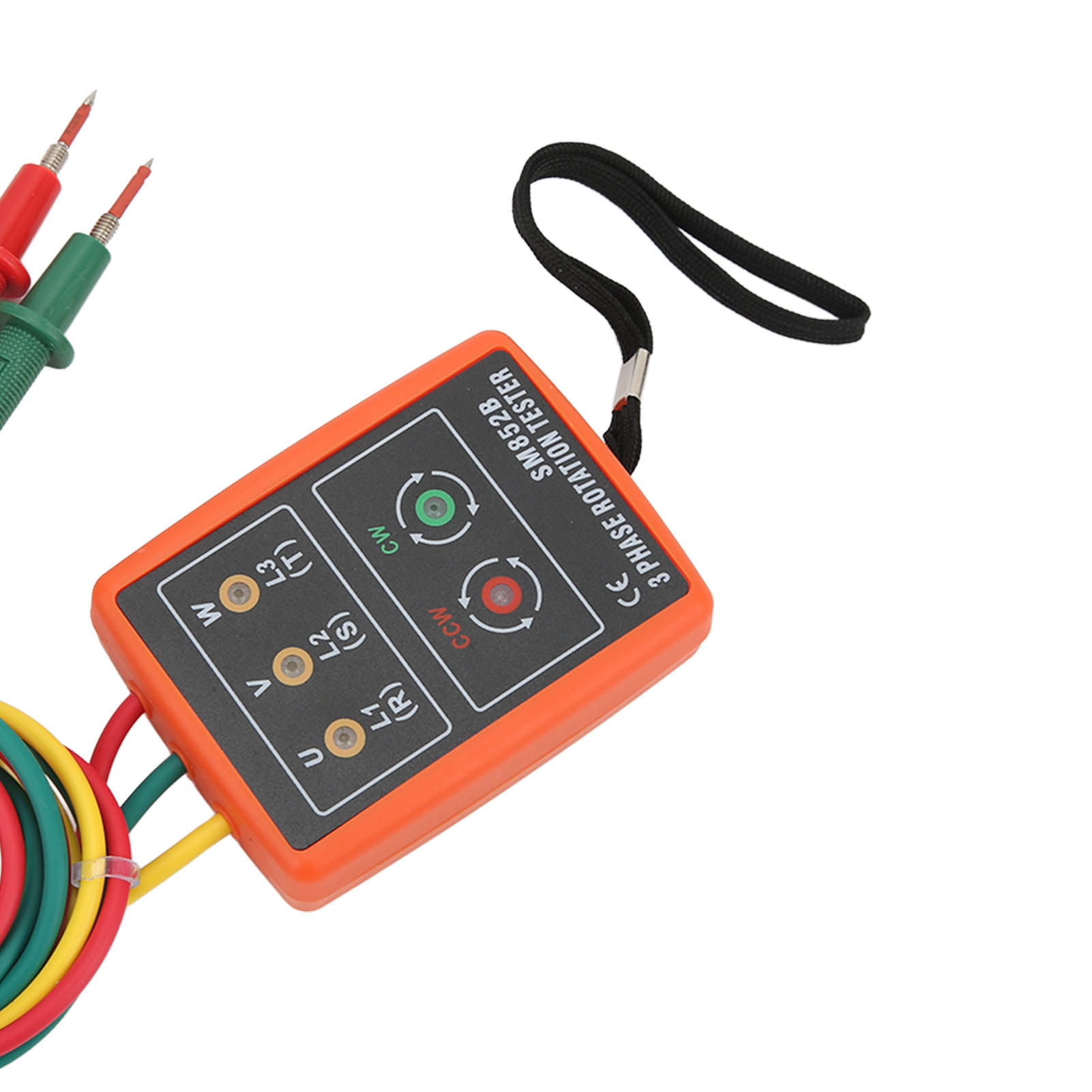 3 Phase Rotation Tester Meter for Electricity Testing Tool AC 60~600V 20Hz~400Hz
