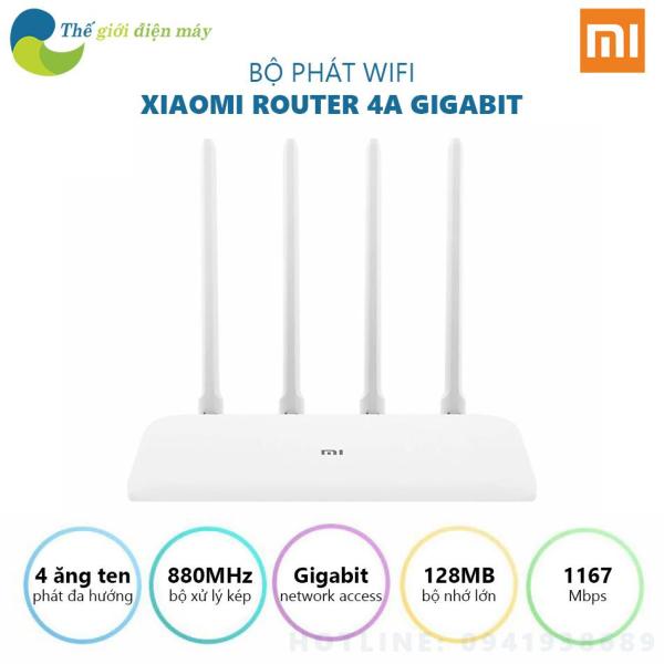 Bảng giá Bộ Phát Wifi Xiaomi Router 4A Gigabit Công Suất 2.4 GHz và 5 Ghz 4 Angten 16MB ROM 128MB RAM DDRB - Bảo hành 12 tháng - Shop Thế giới điện máy Phong Vũ