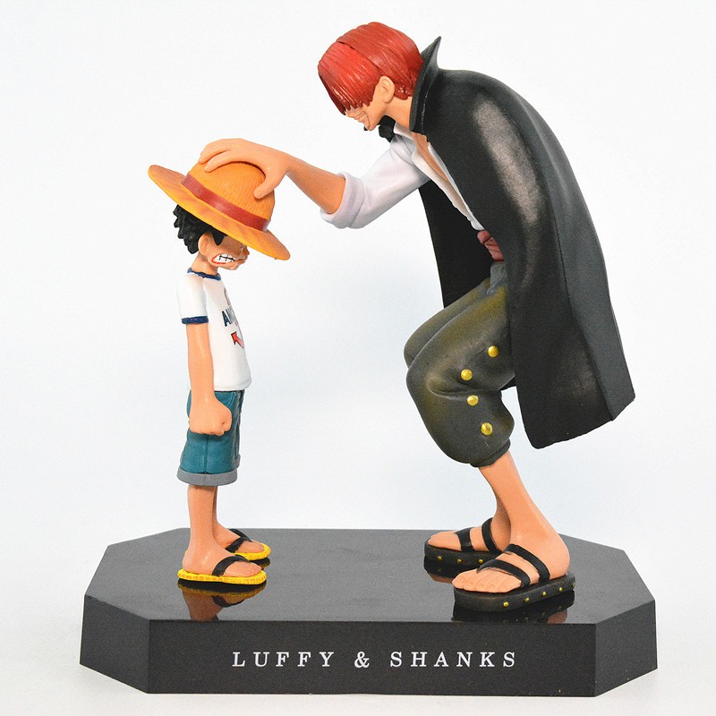 (Có sẵn - 18cm) Mô hình Luffy và Shank - Mô hình One Piece