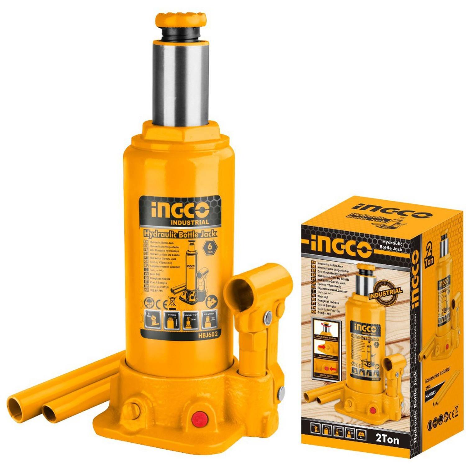 4 tấn Con đội kích đội thủy lực HBJ402 kích đội 4 tấn INGCO